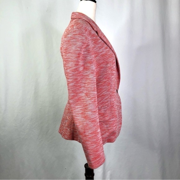 Cartonnier Anthropologie knit blazer pink space dye M - Picture 5 of 11